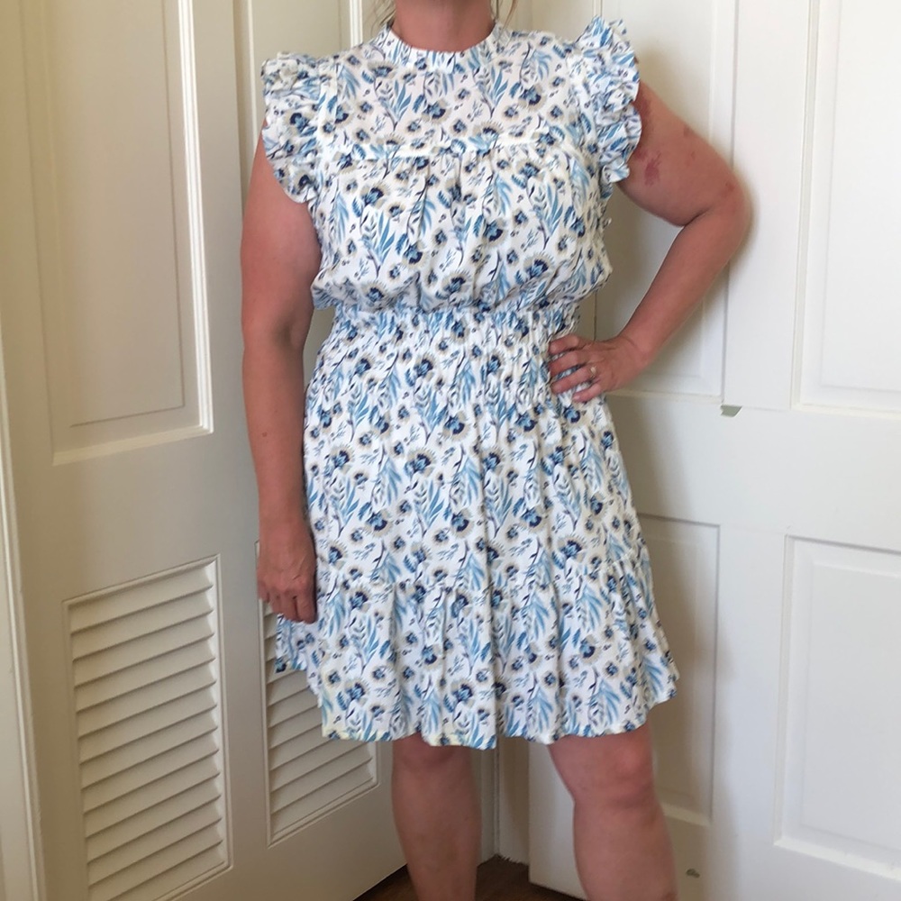 Universal thread smocked floral dress NWT